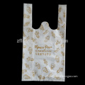 China manufacturer PE T-shirt plastic Grocery Carrier Bag